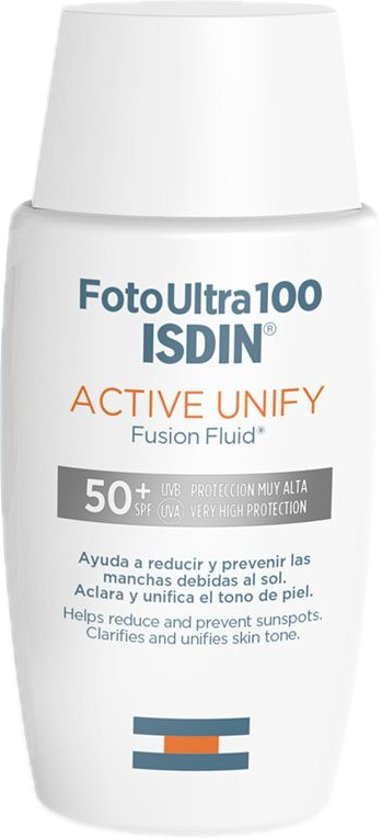 ضد آفتاب فلوئید بی رنگ ایزدین مدل - Isdin - Active Unify SPF 50
